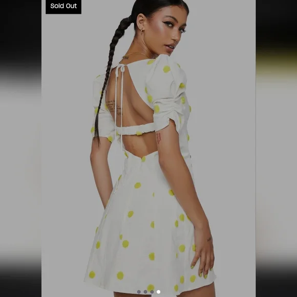 For Love & Lemons Claude Mini Dress - Picture 3 of 16